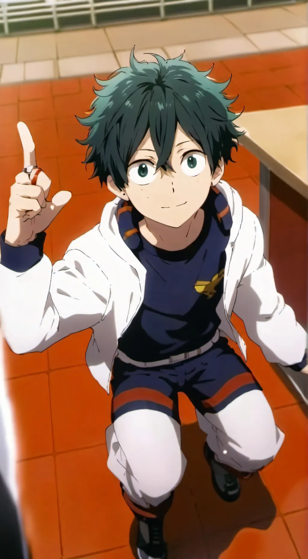 ai character: MHA CRAZY background