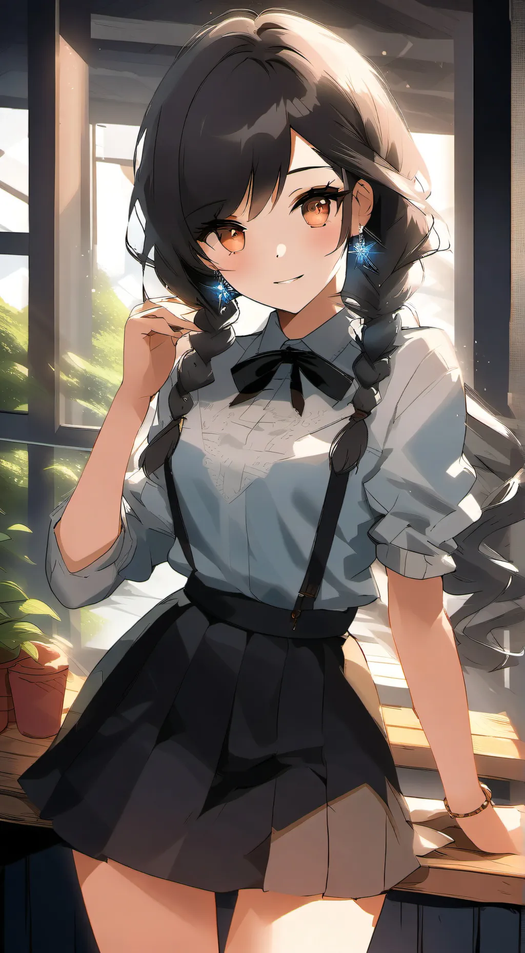 ai character: Saray  background