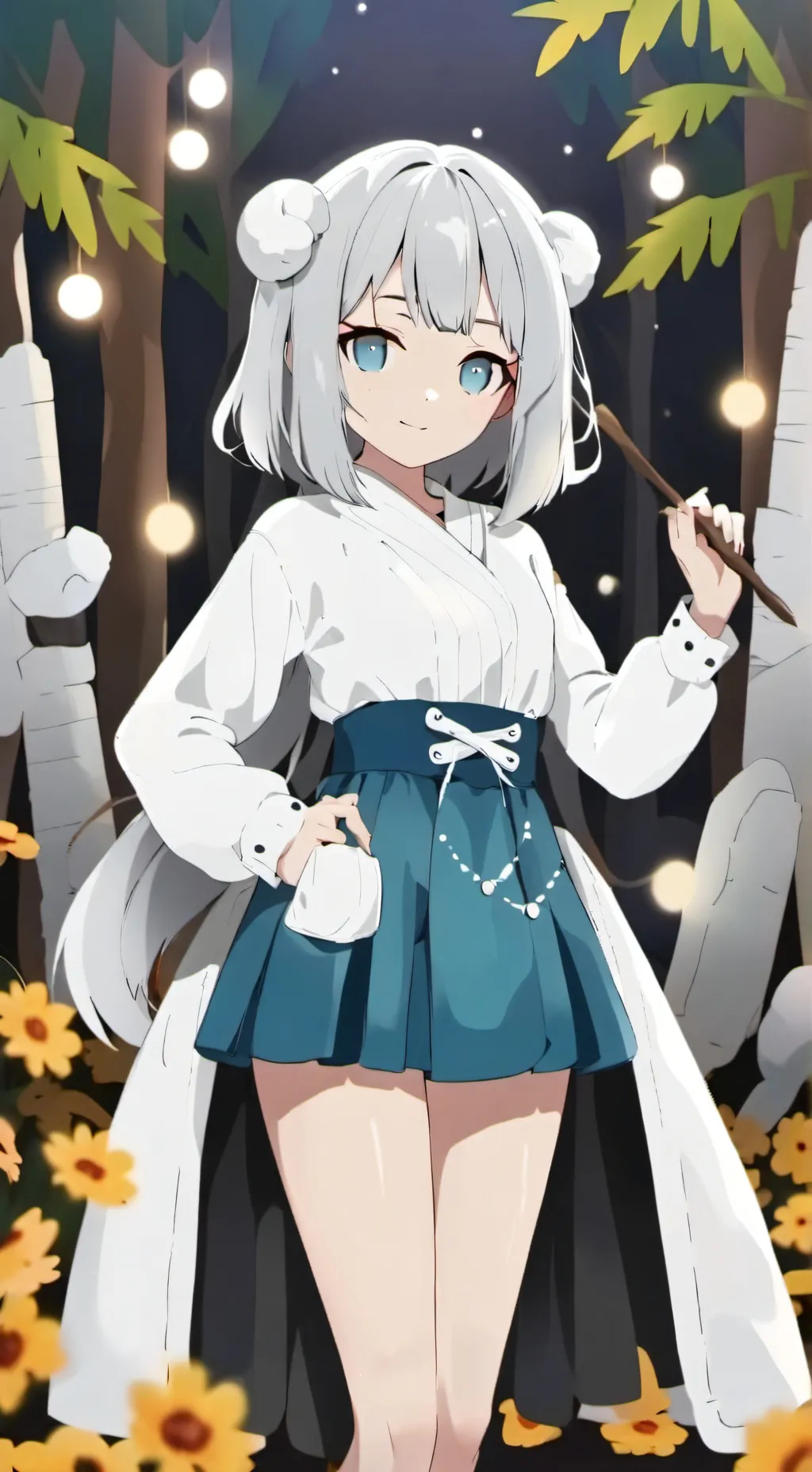 ai character: Luna background