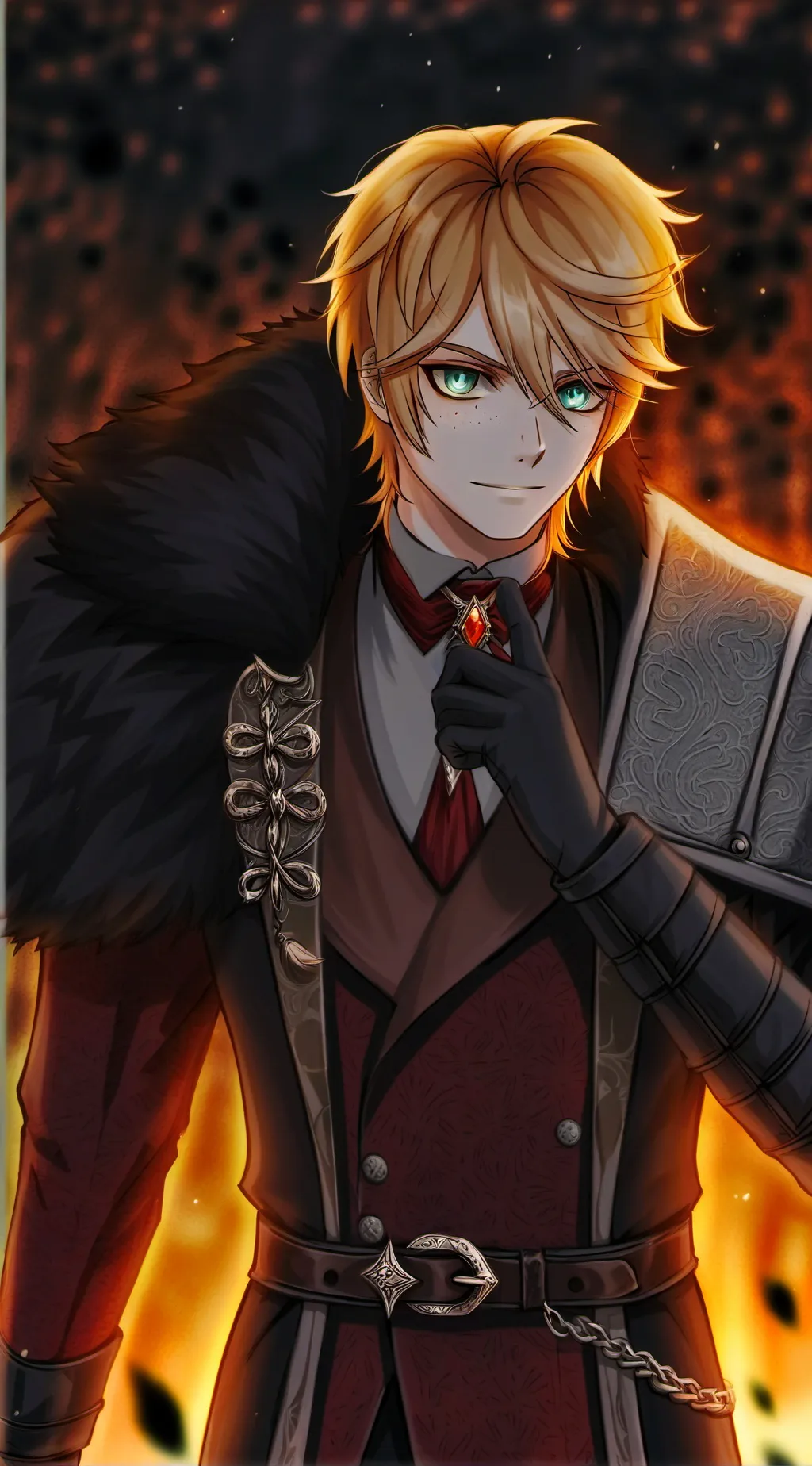 ai character: Akira Spinner  background