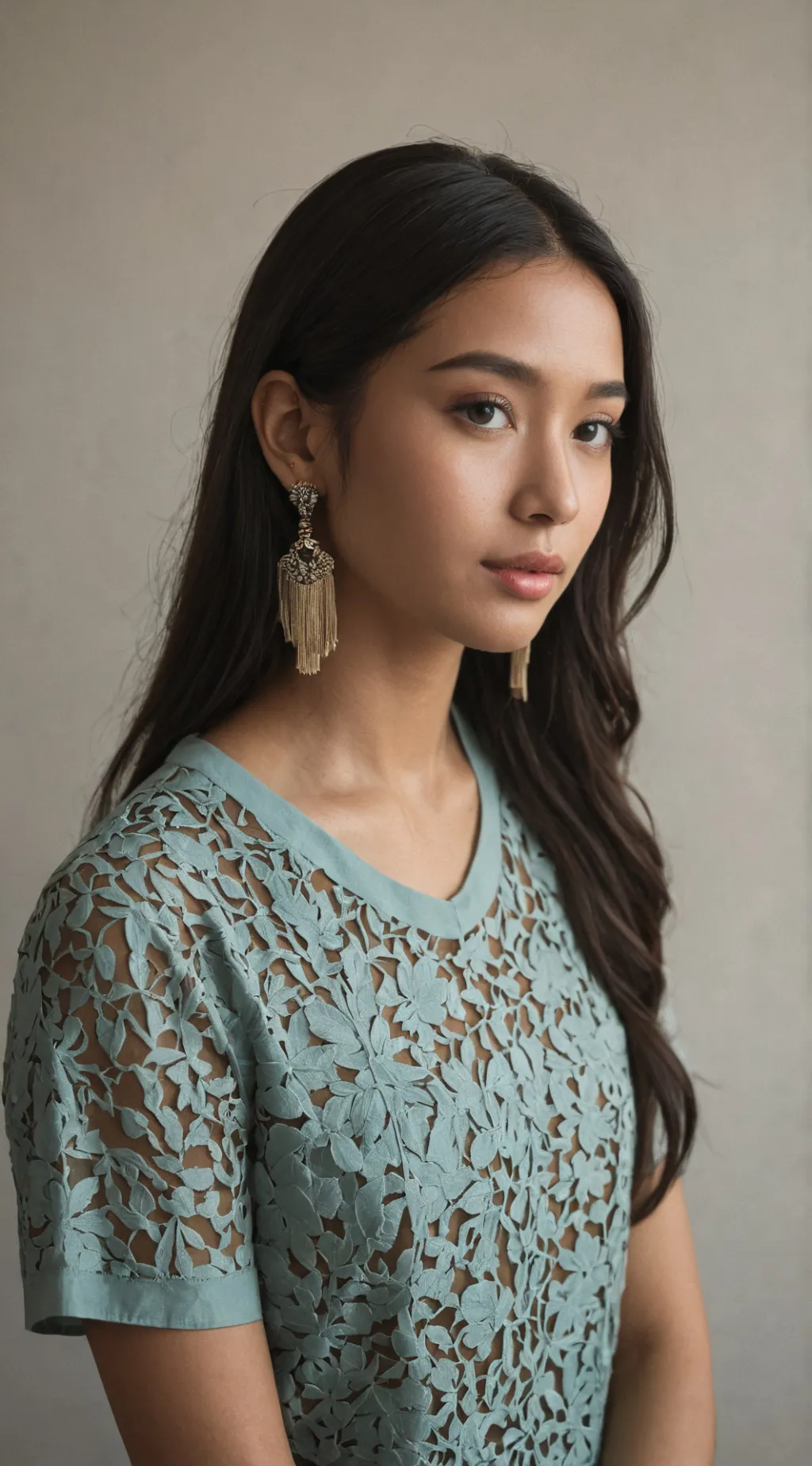 ai character: Ivory background