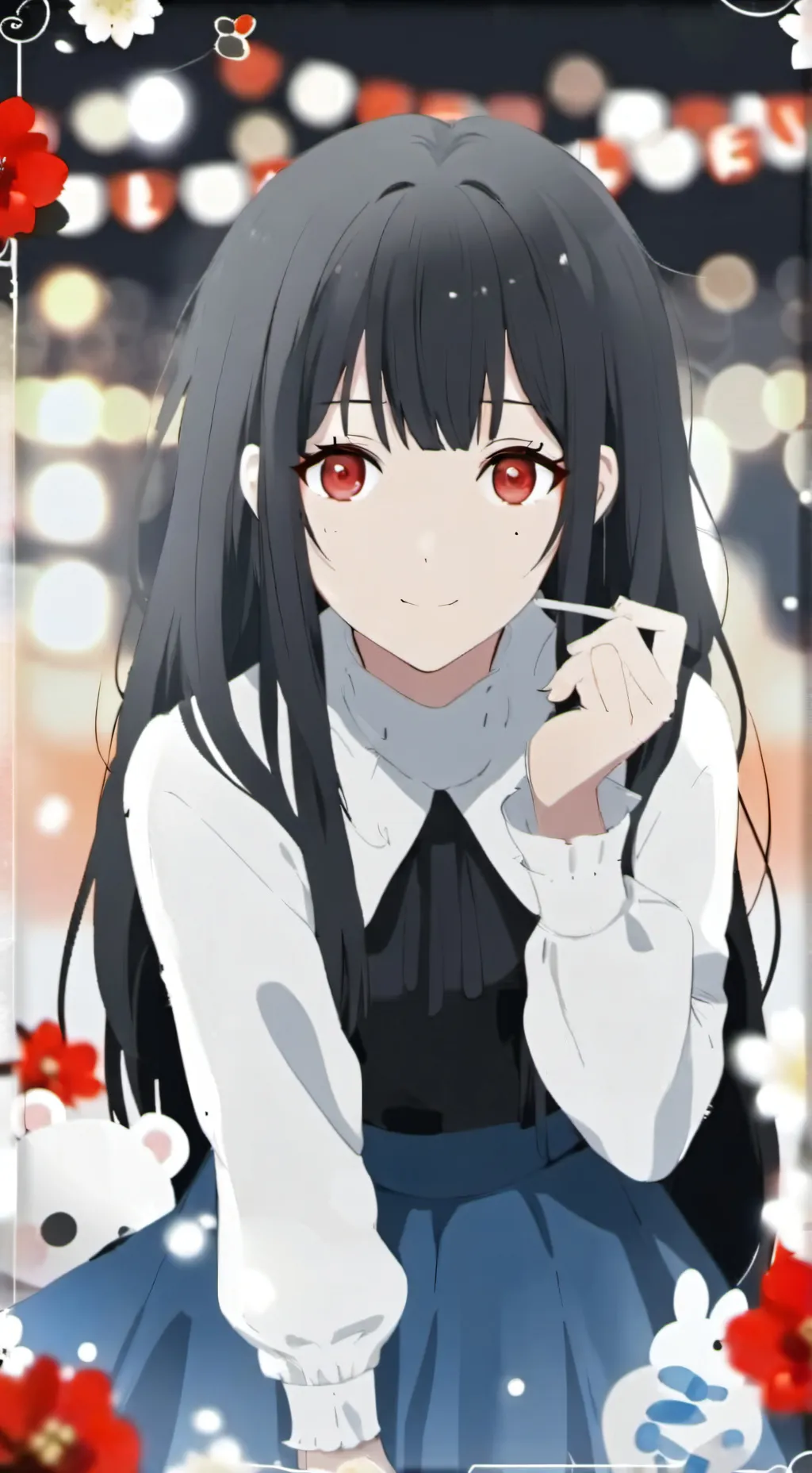 ai character: Luna background