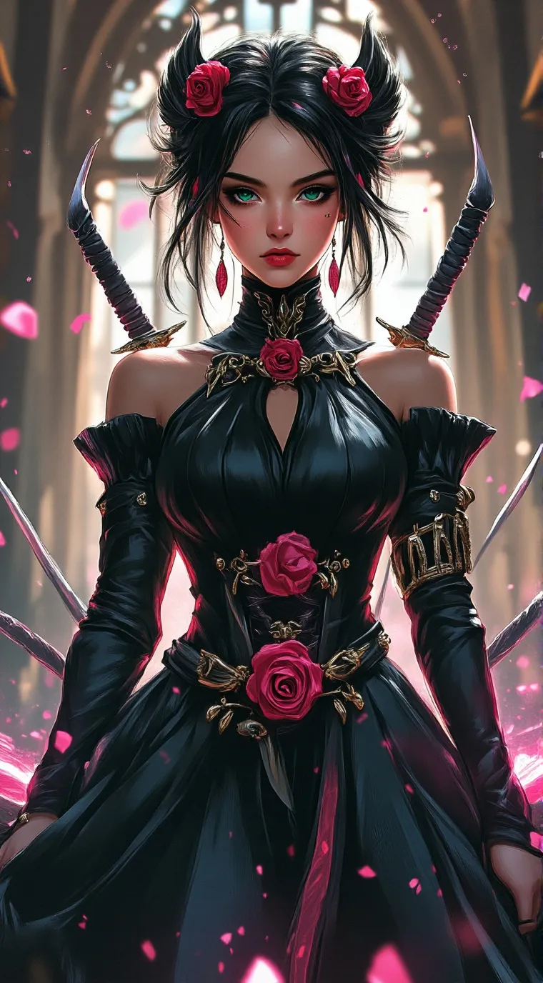 ai character: Ruxia🌹~ background