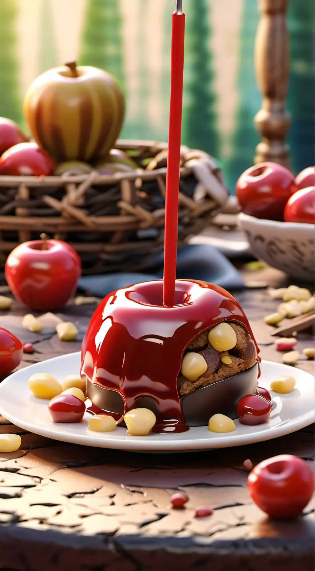 ai character: ~Candy apple~ background