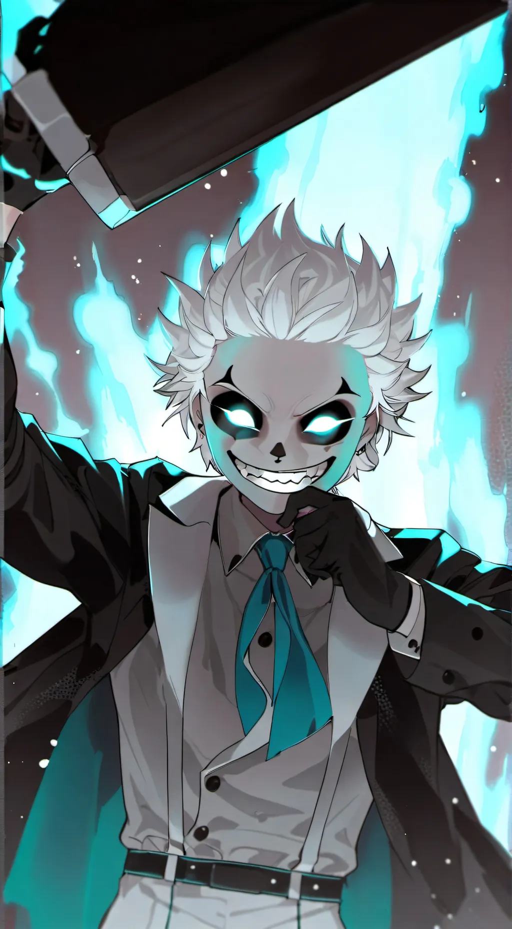 ai character: es es el sans  background