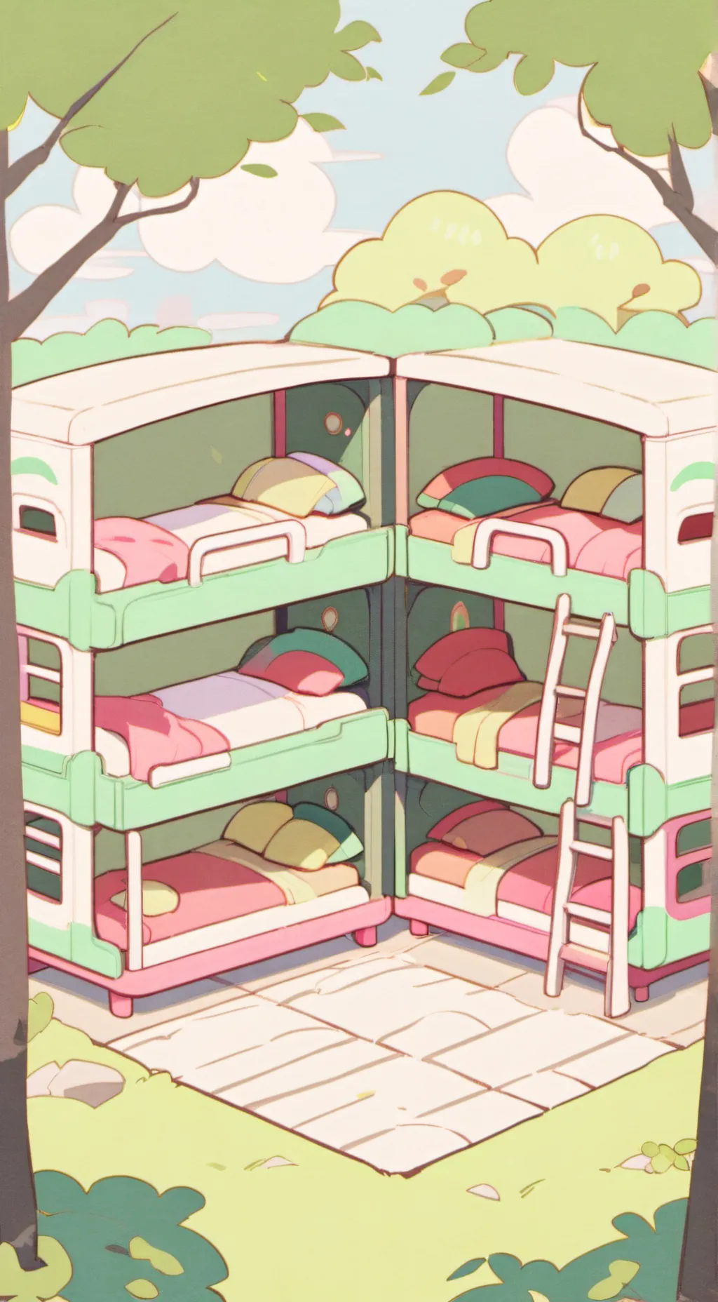 ai character: robin X Zoro background