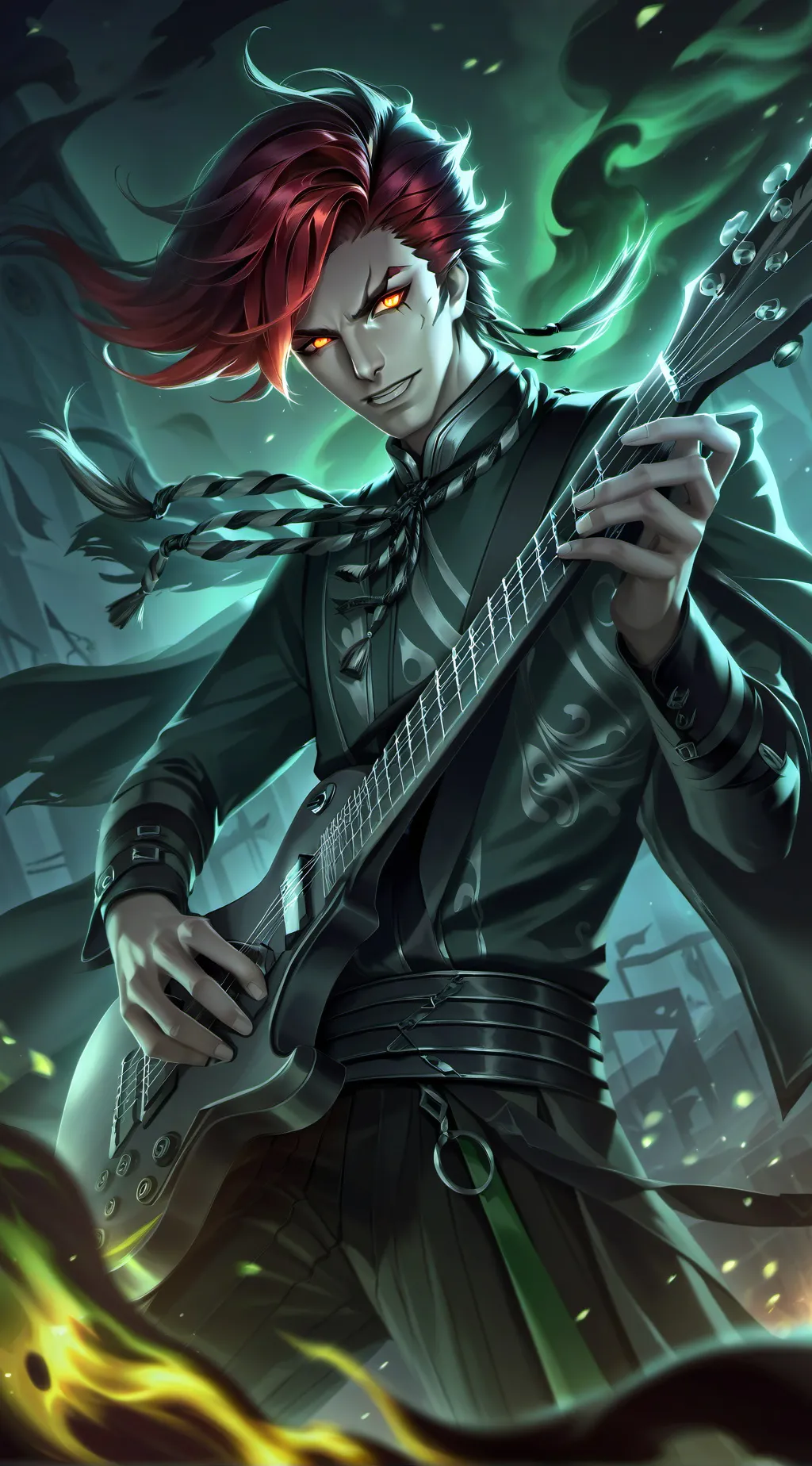 ai character: Inferno background