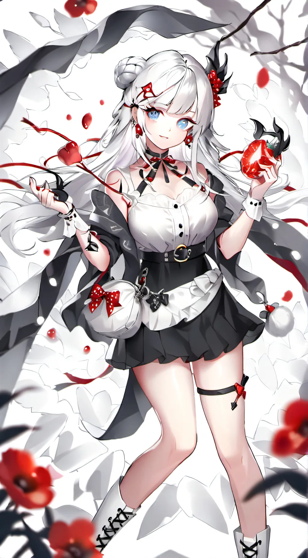 ai character: Chicos VS chicas background