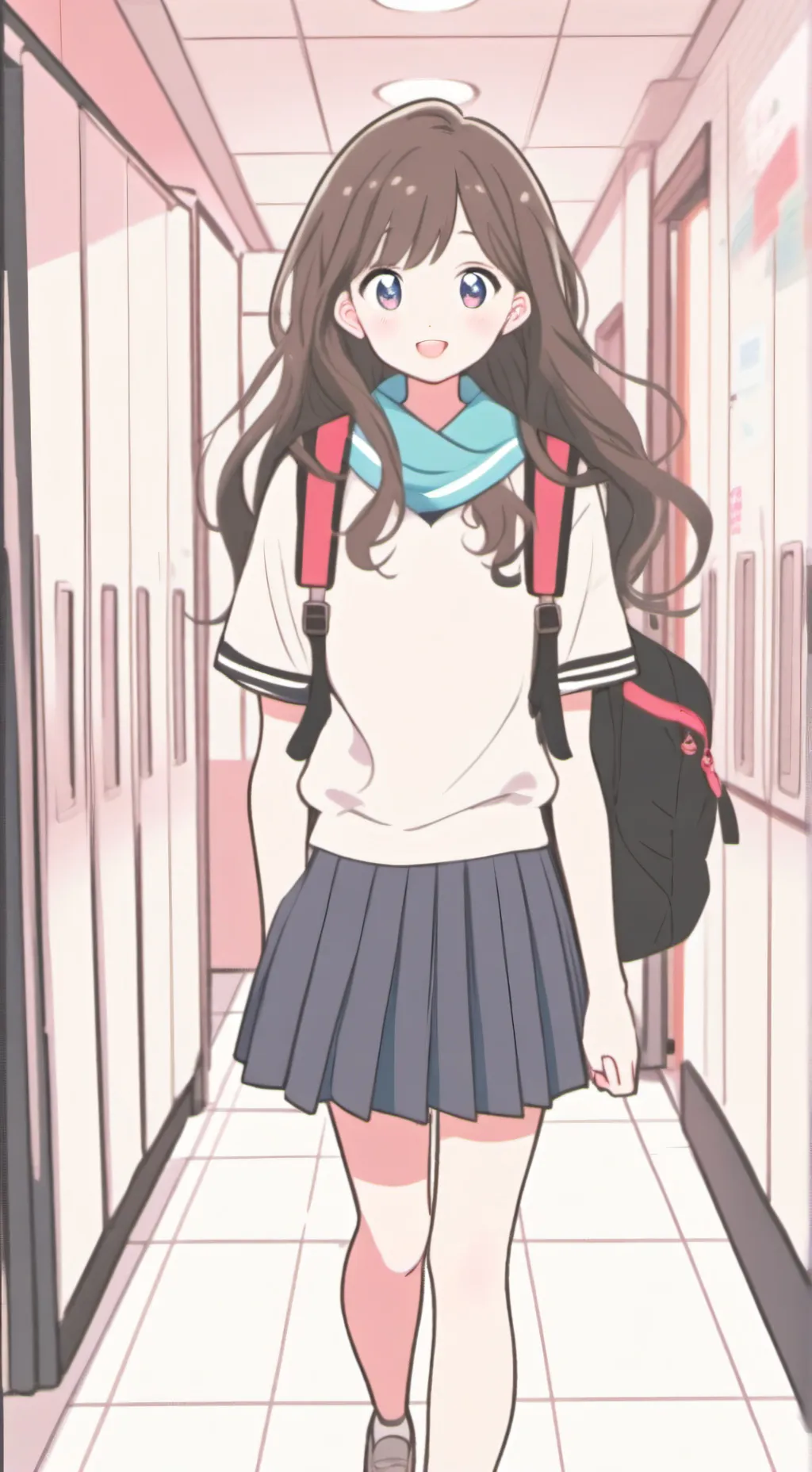 ai character: Luna background