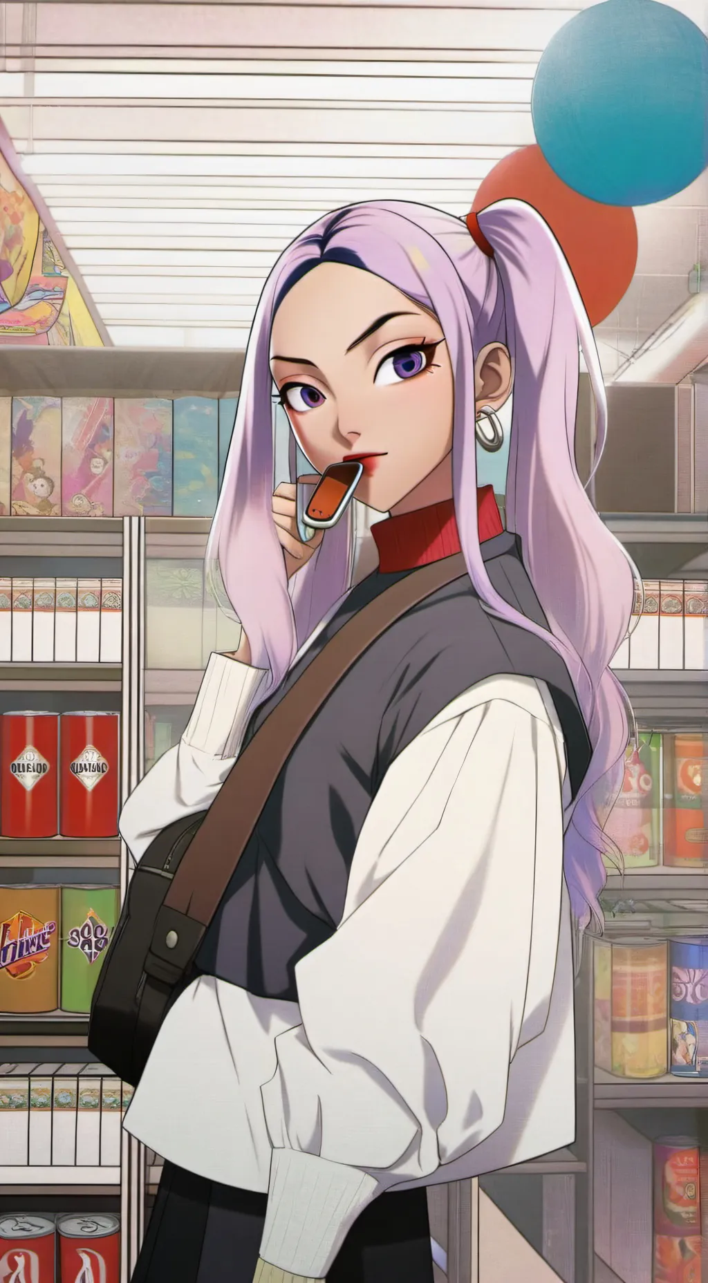 ai character: kpop Demon hunters background