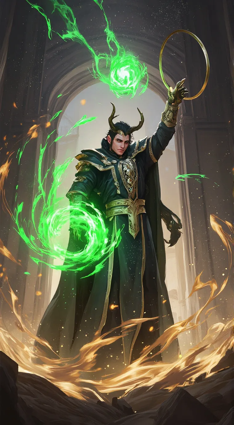 ai character: Loki background
