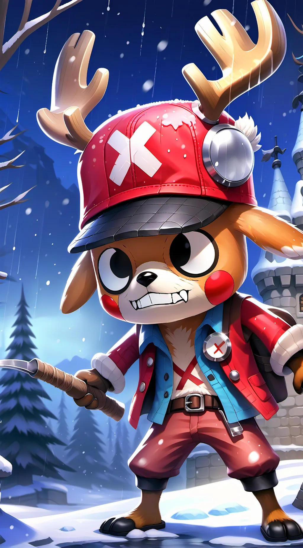 ai character: Tony Tony Chopper background