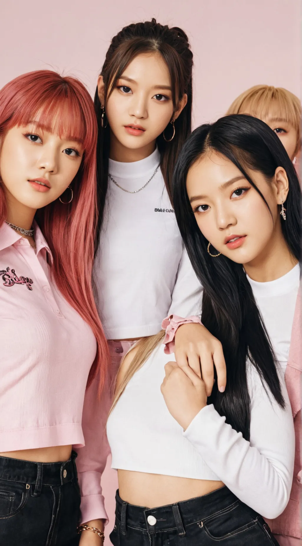 ai character: BLACKPINK background