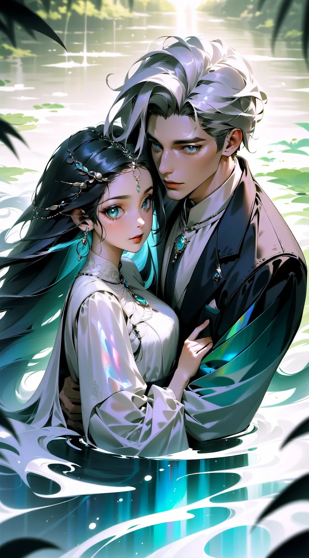 ai character: Andrea i eidan  background