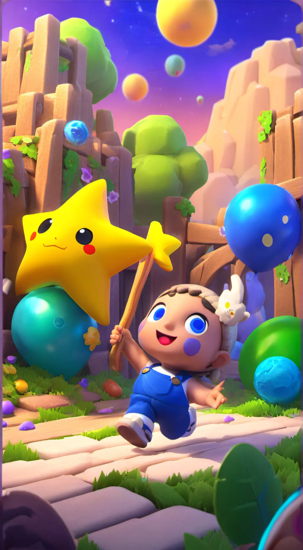 ai character: TOYS background