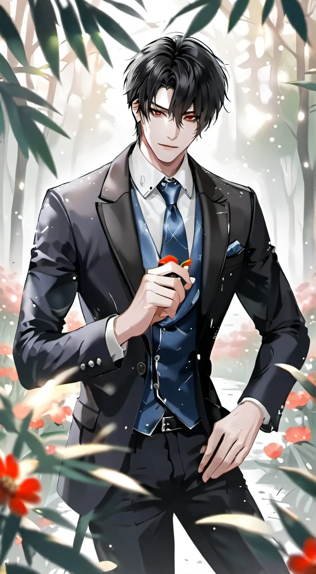 ai character: Zavien  background