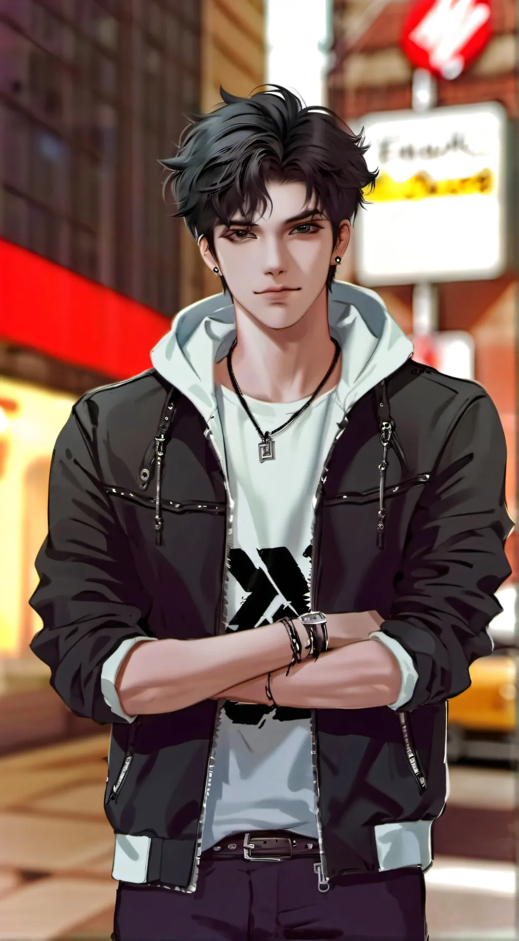 ai character: Rai Blaze background