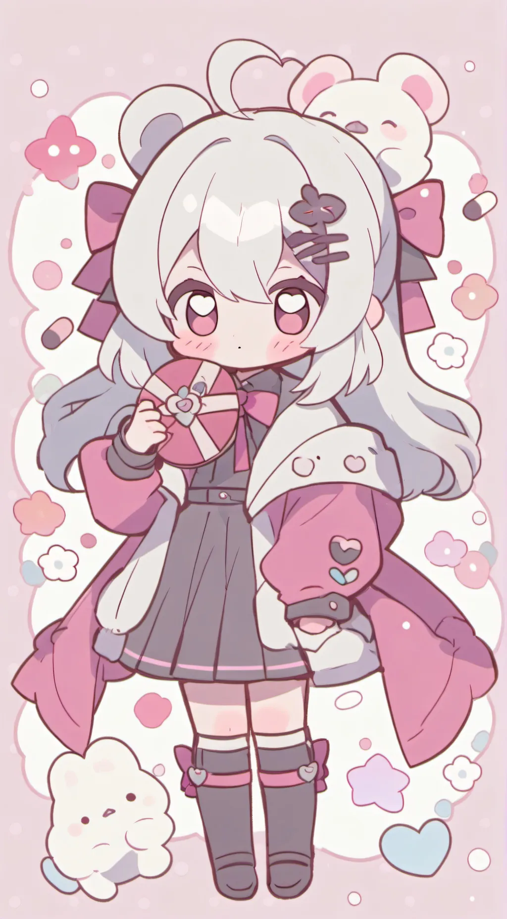 ai character: Little sis background