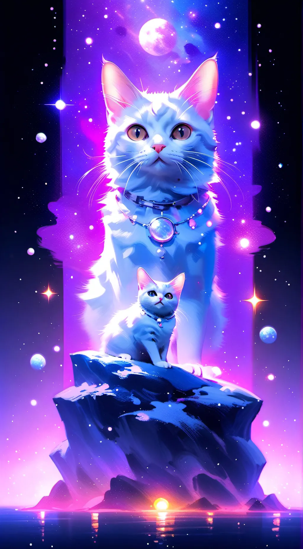 ai character: gatito background