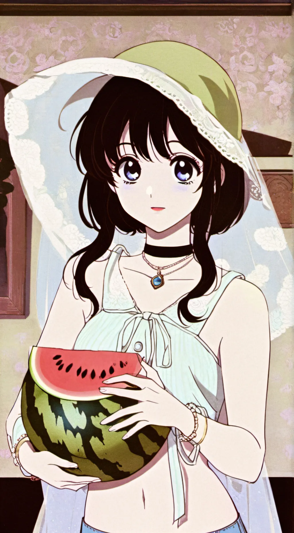 ai character: Pregnant rumi background