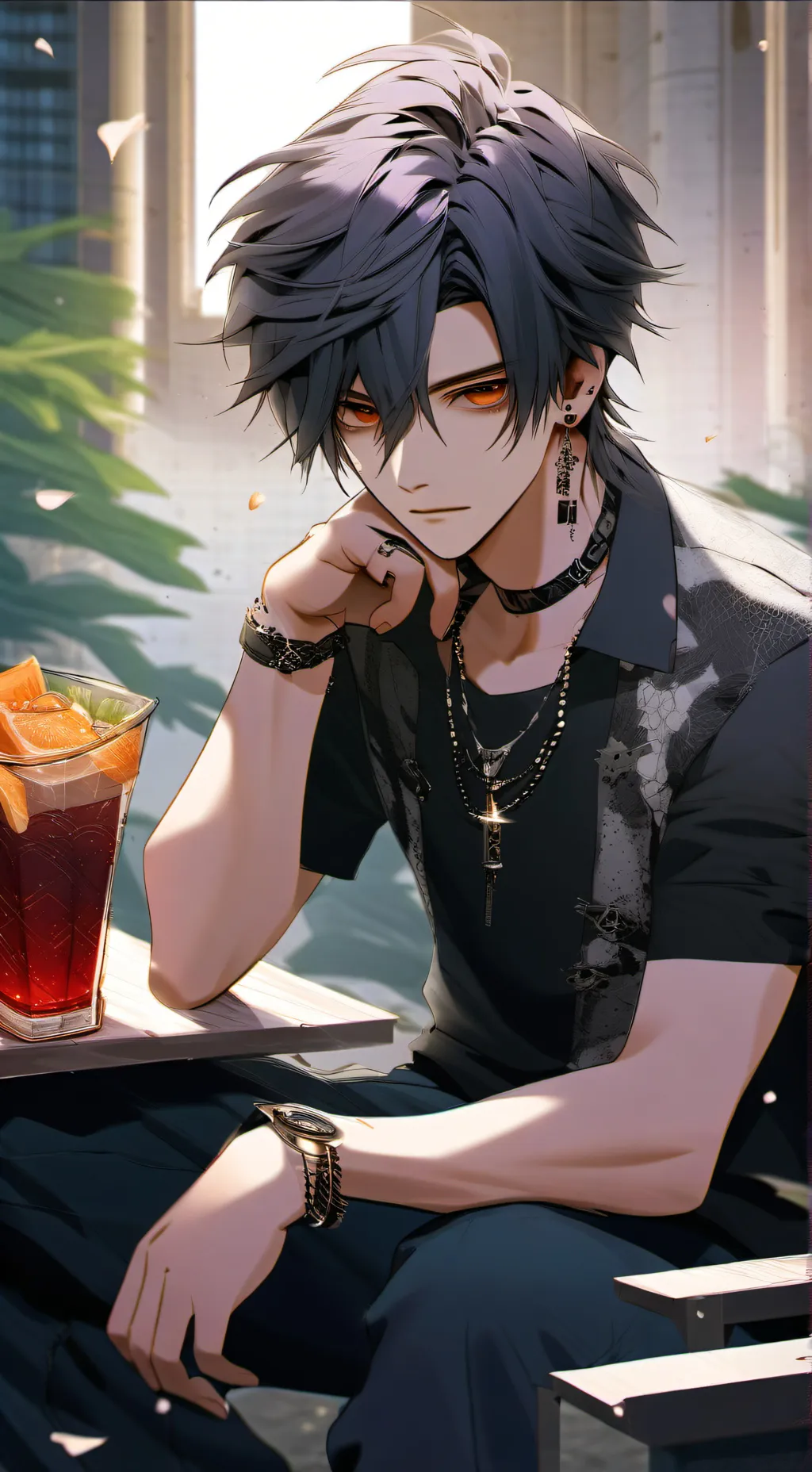 ai character: ~🕸Leo🕸~ background