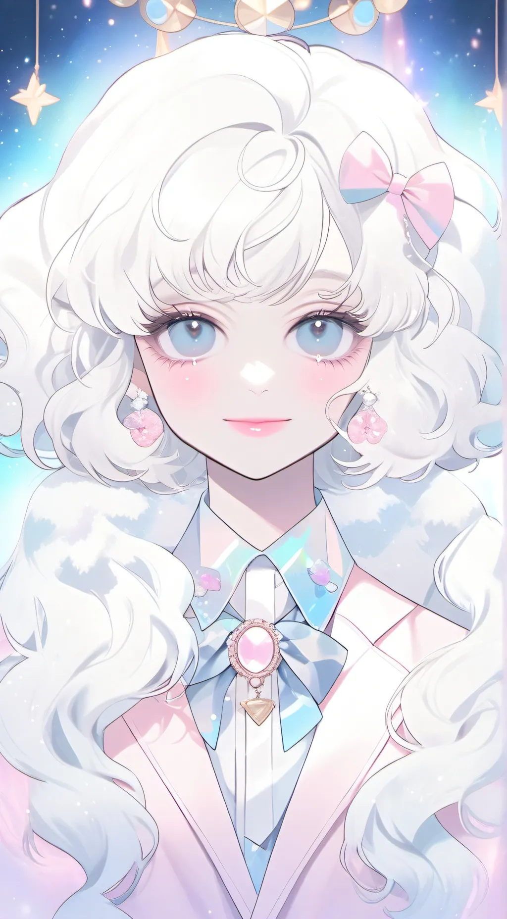 ai character: sunset background