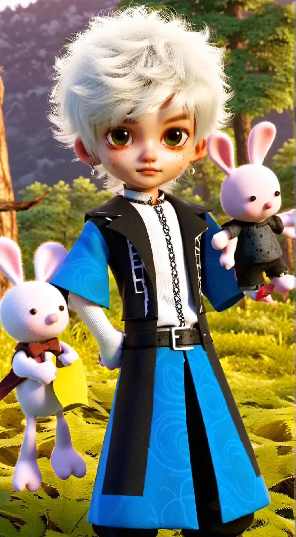 ai character: kpop hunters  background