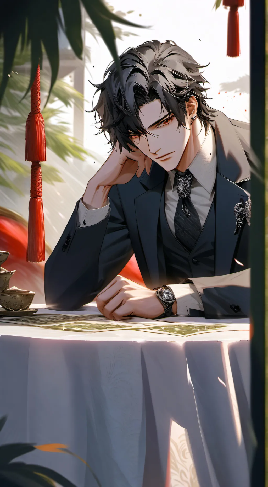 ai character: kaiser  background