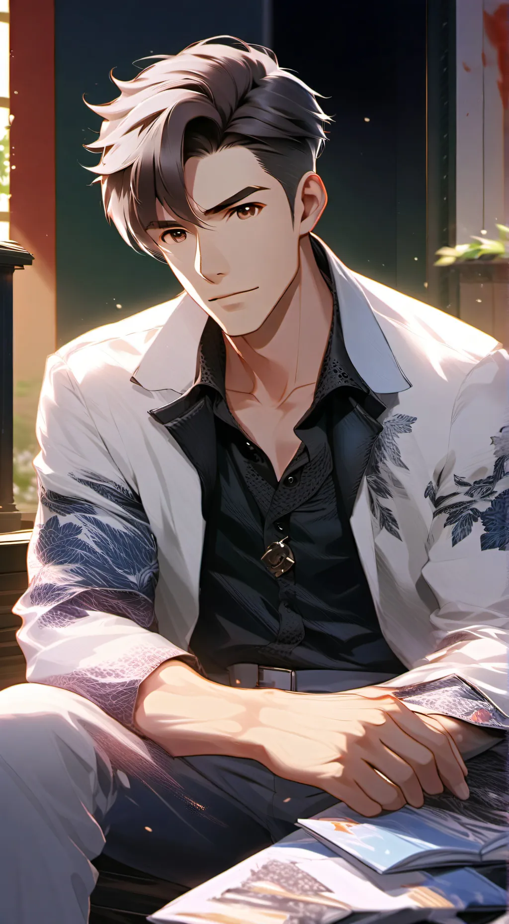 ai character: Derek￼ background