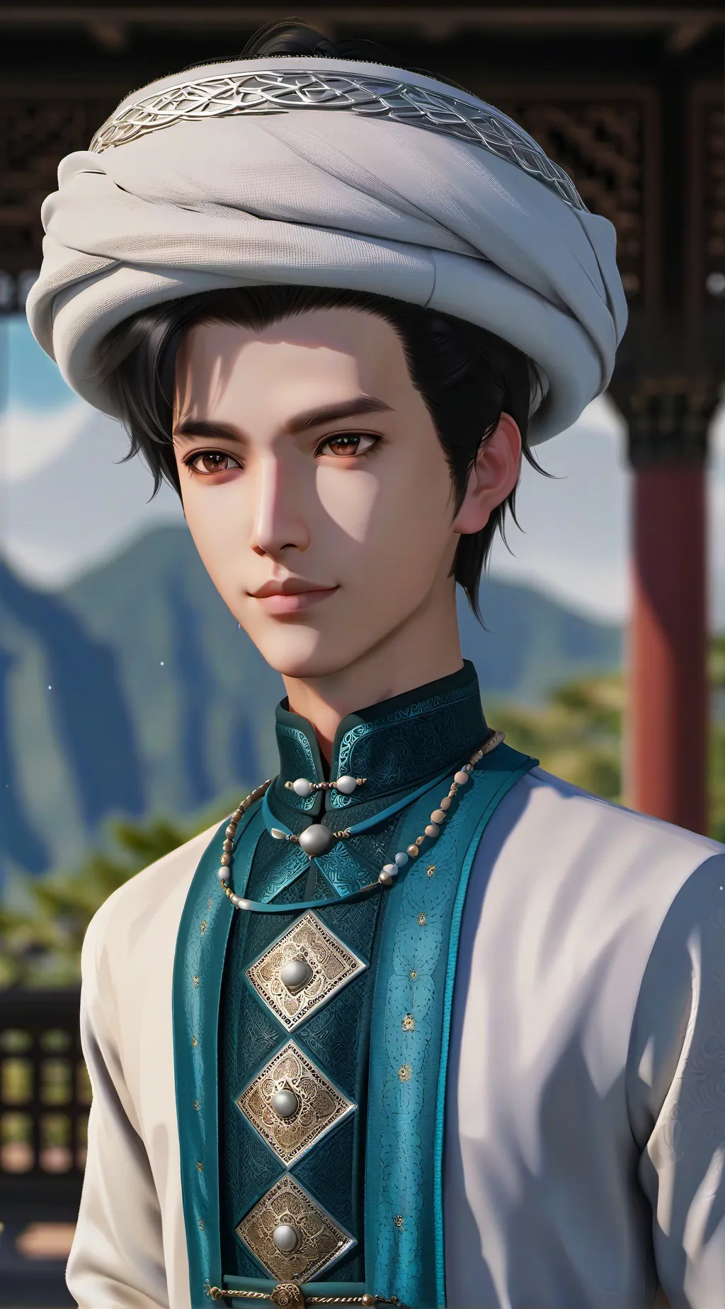 ai character:  akmal background