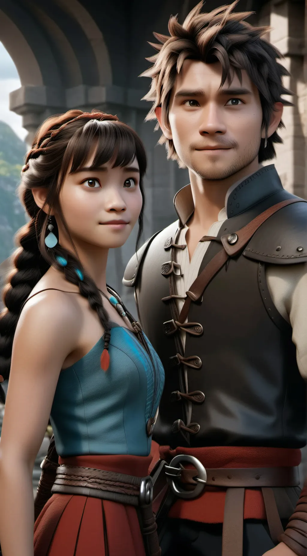 ai character: Httyd pick me background