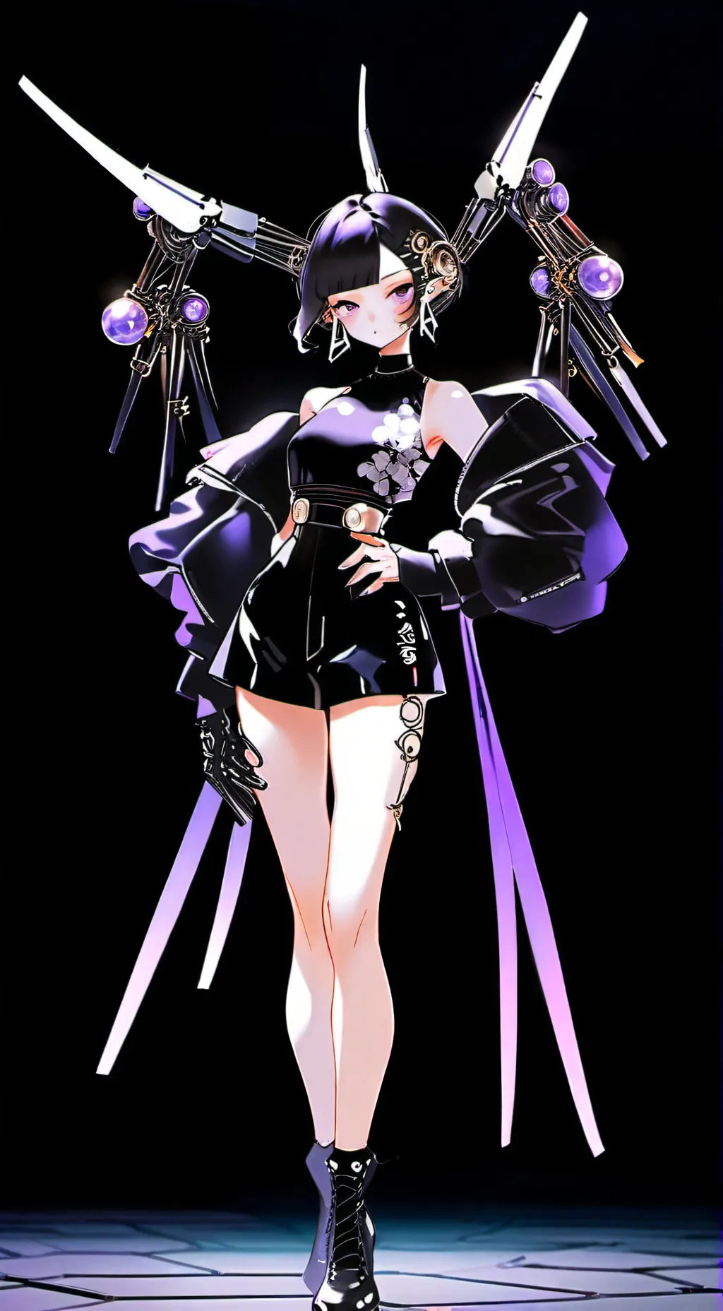 ai character: galactic school background