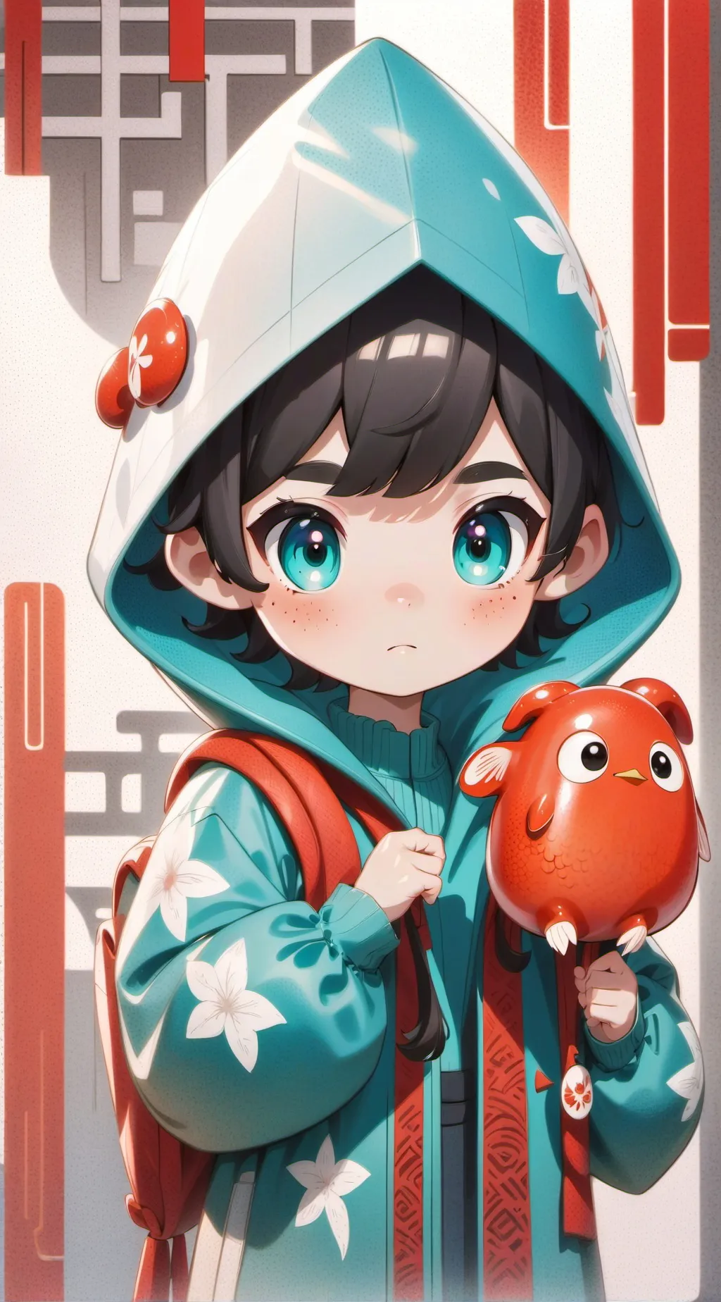 ai character: Just Squid Game background