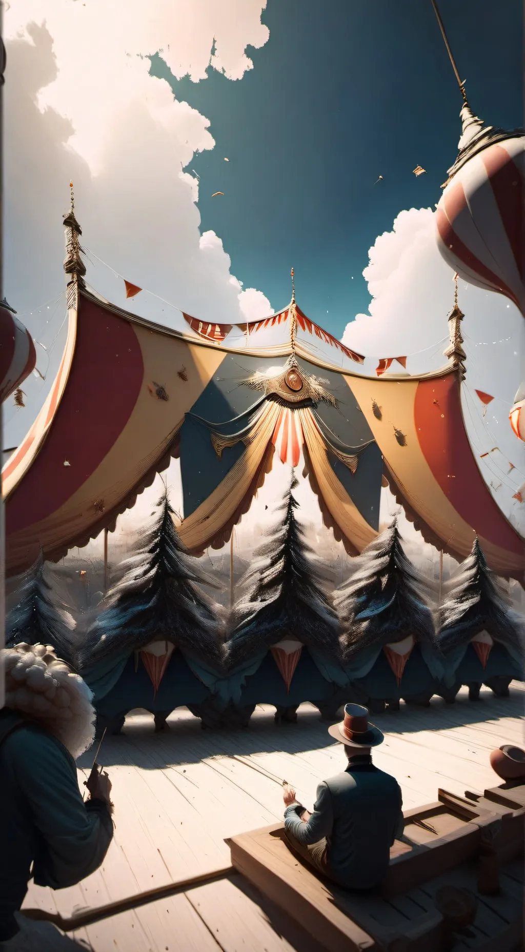 ai character: game show!  background