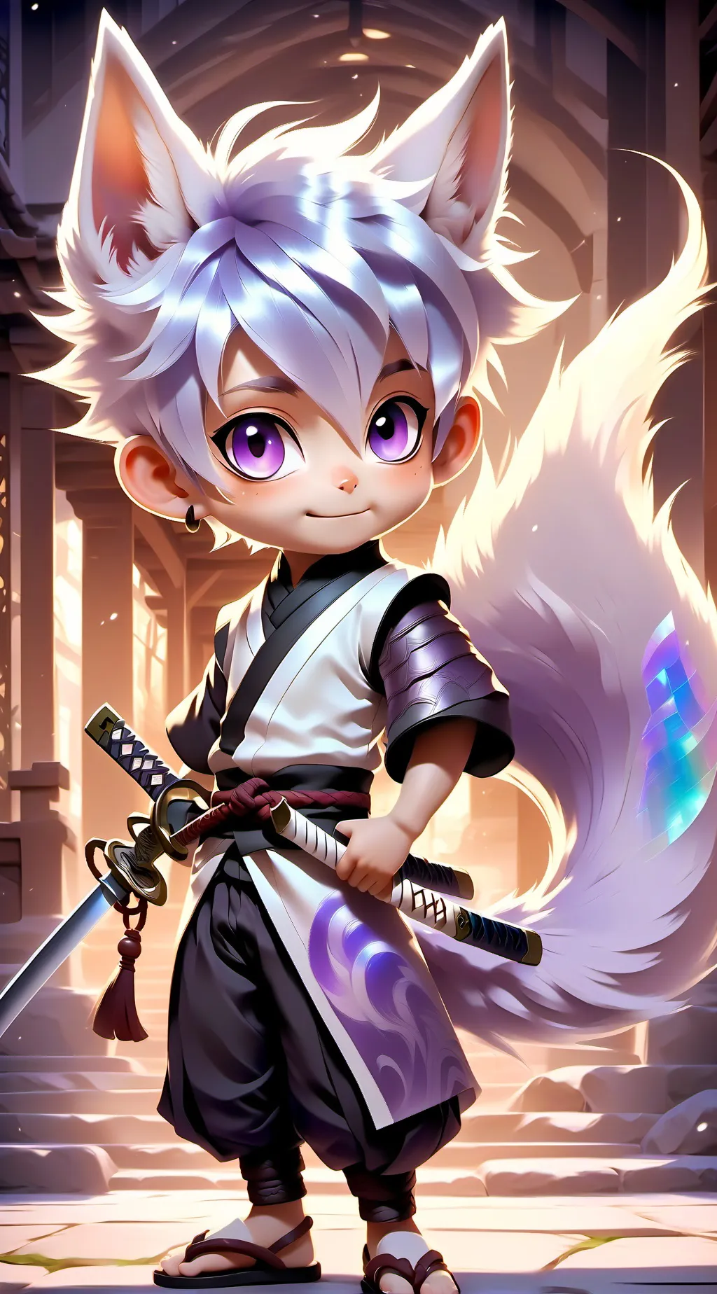 ai character: KNY cute membre background