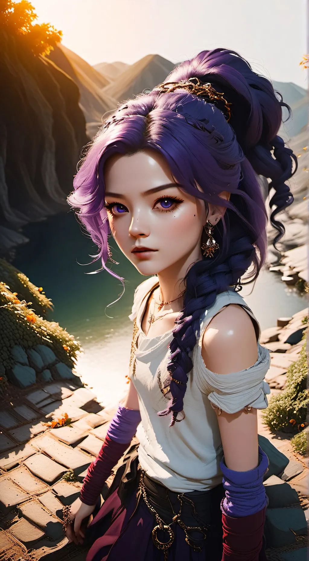 ai character: Rarity💎 background
