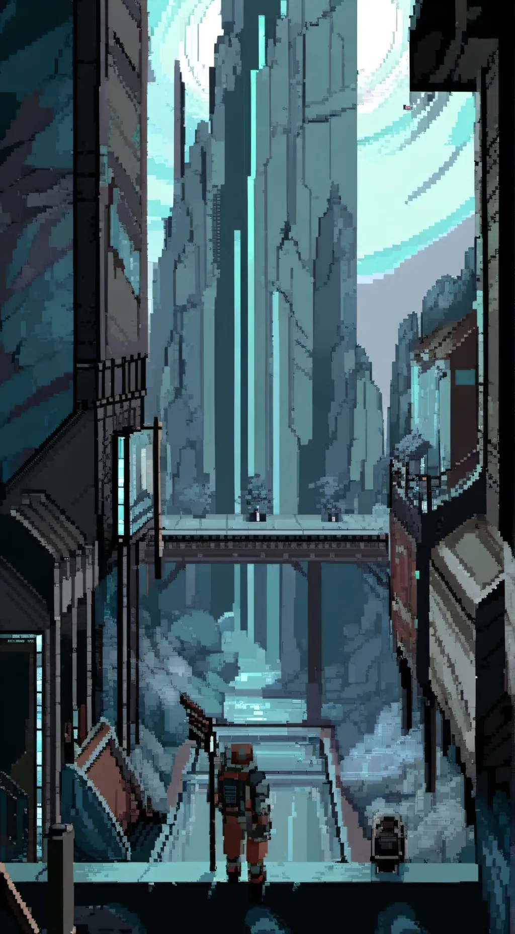 ai character: Anime fusion. background