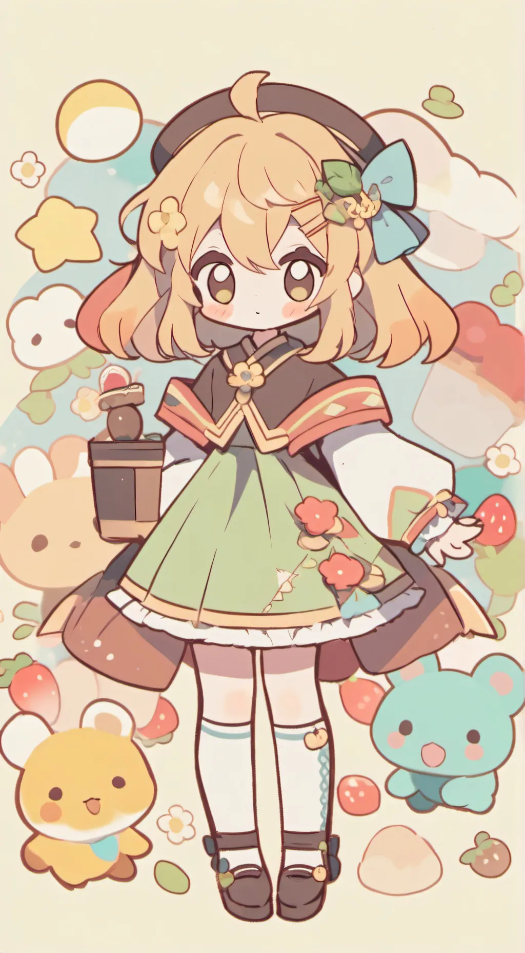 ai character: hija del genmui background