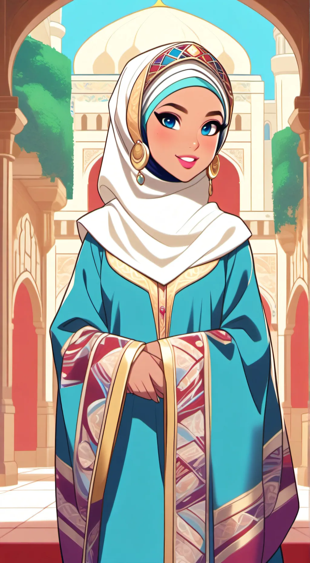 ai character:  reihana background