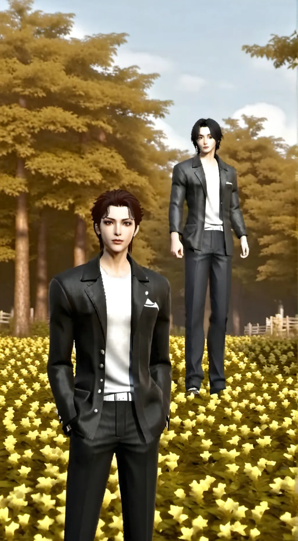 ai character: shaque y deate background