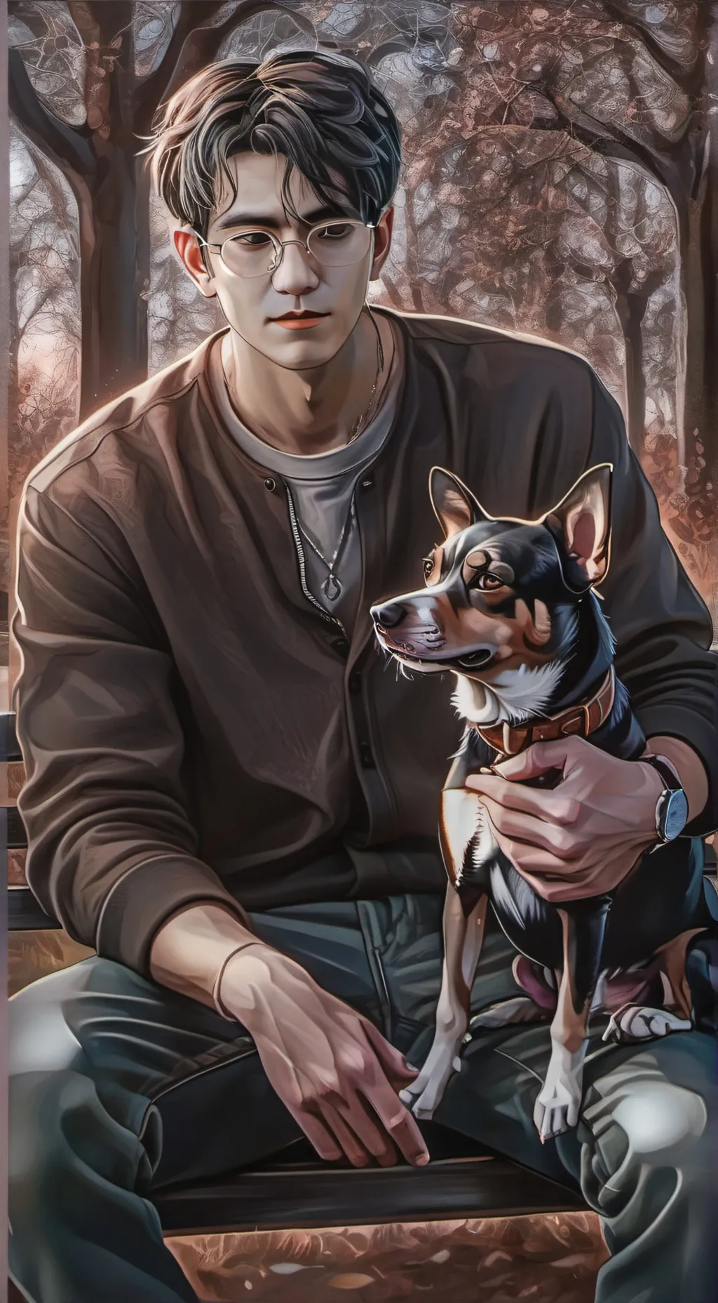 ai character: Max background