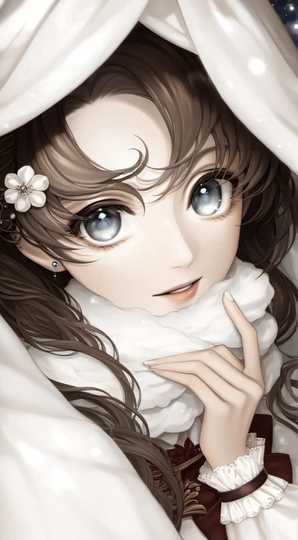 ai character: menma x mitsuki background