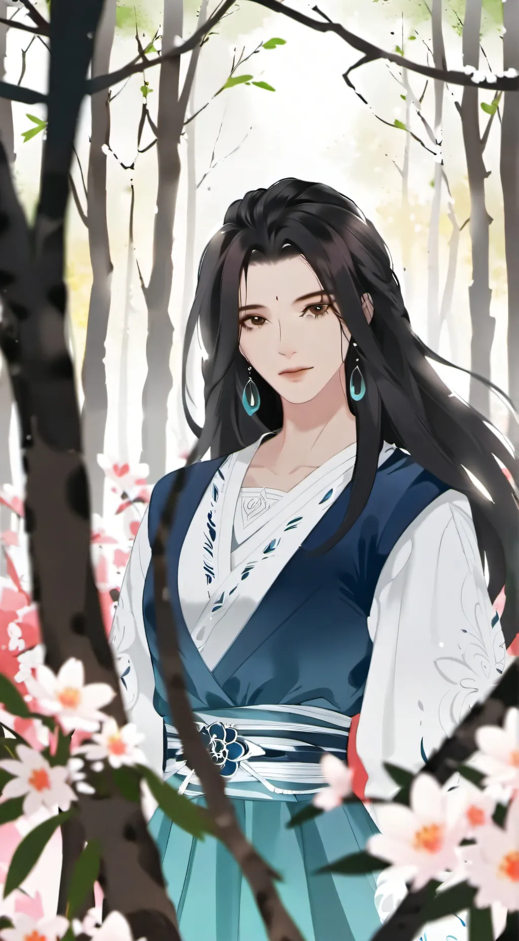 ai character: hashira sleepover background