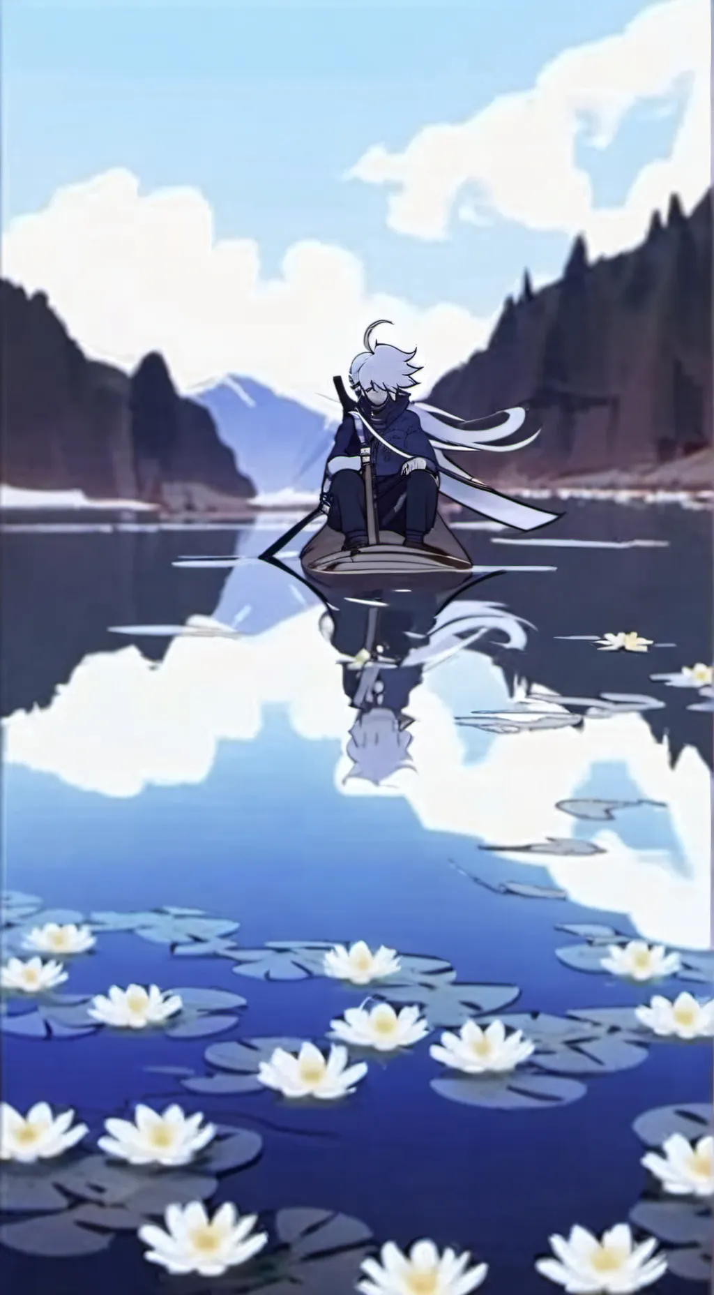 ai character: doublefedora background