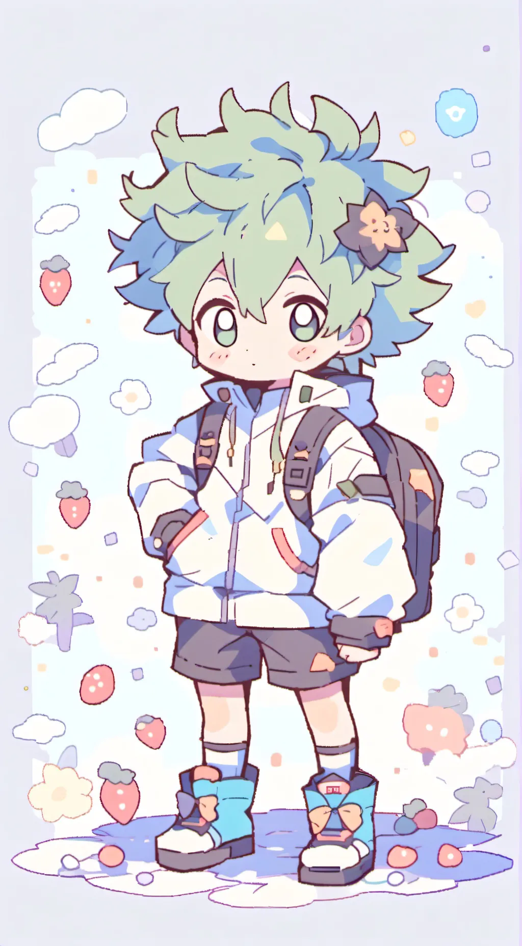 ai character: _Bekudeku_ background