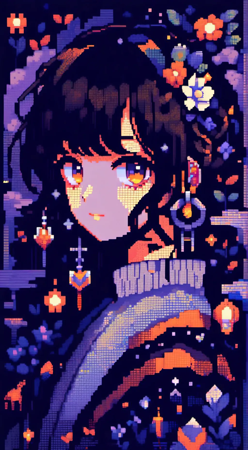 ai character: Miku background