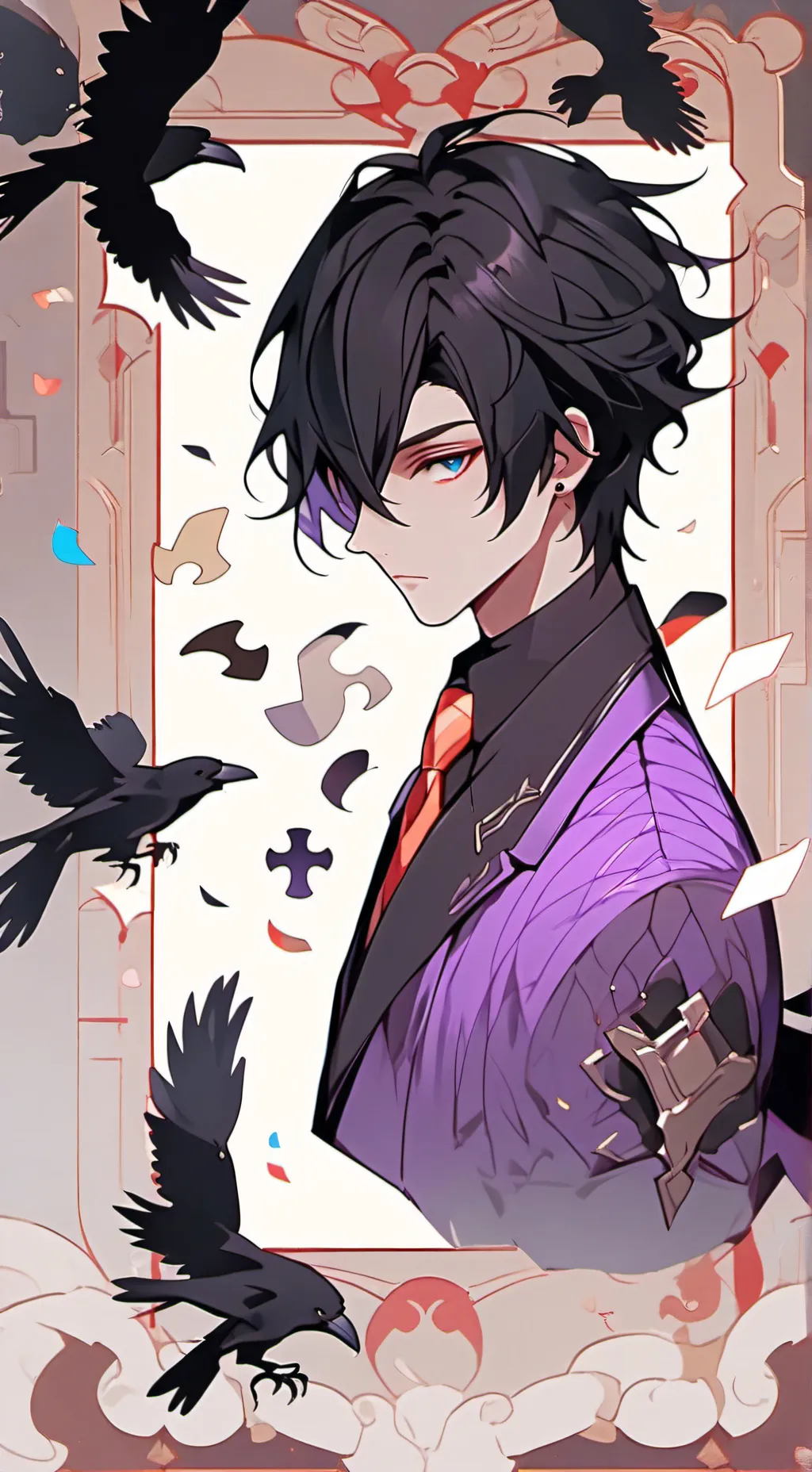 ai character: Raven Spirit background