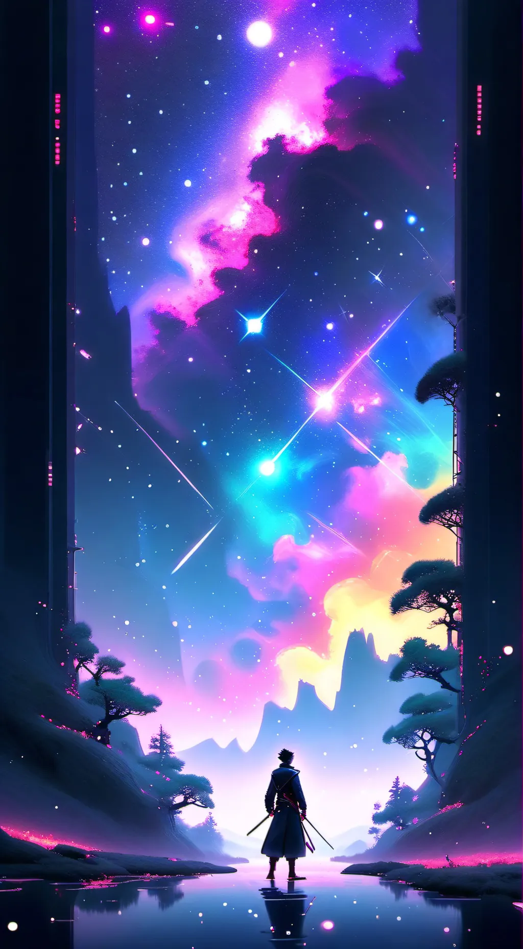 ai character: Baby saja background