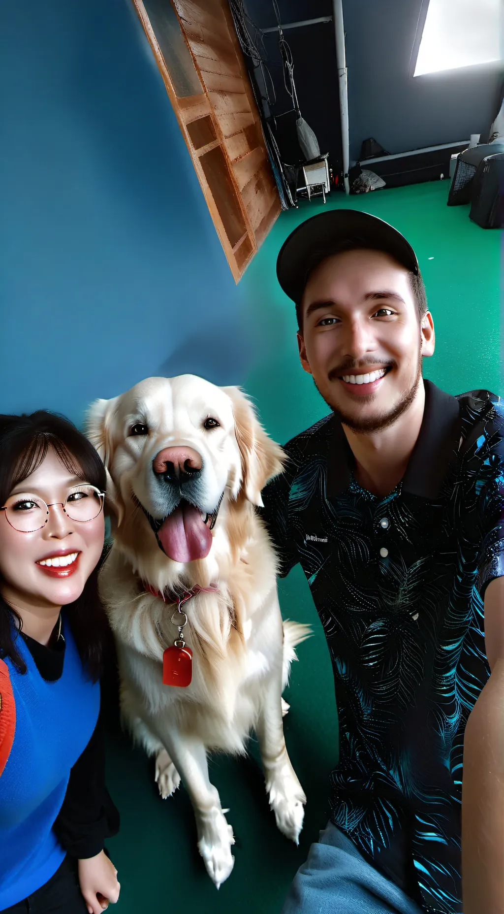 ai character: Lucky background