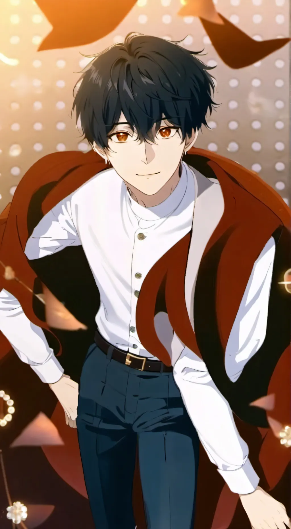 ai character: Léo background